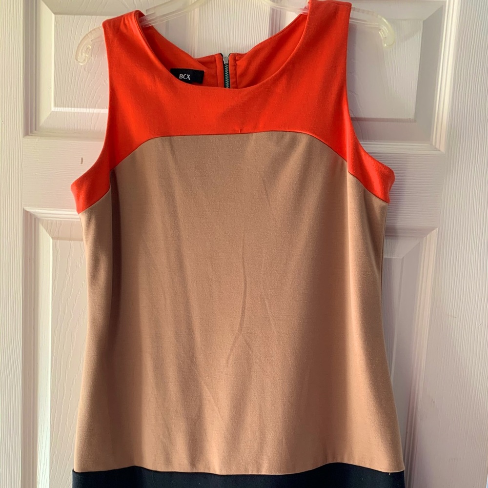 Color block retro dress
